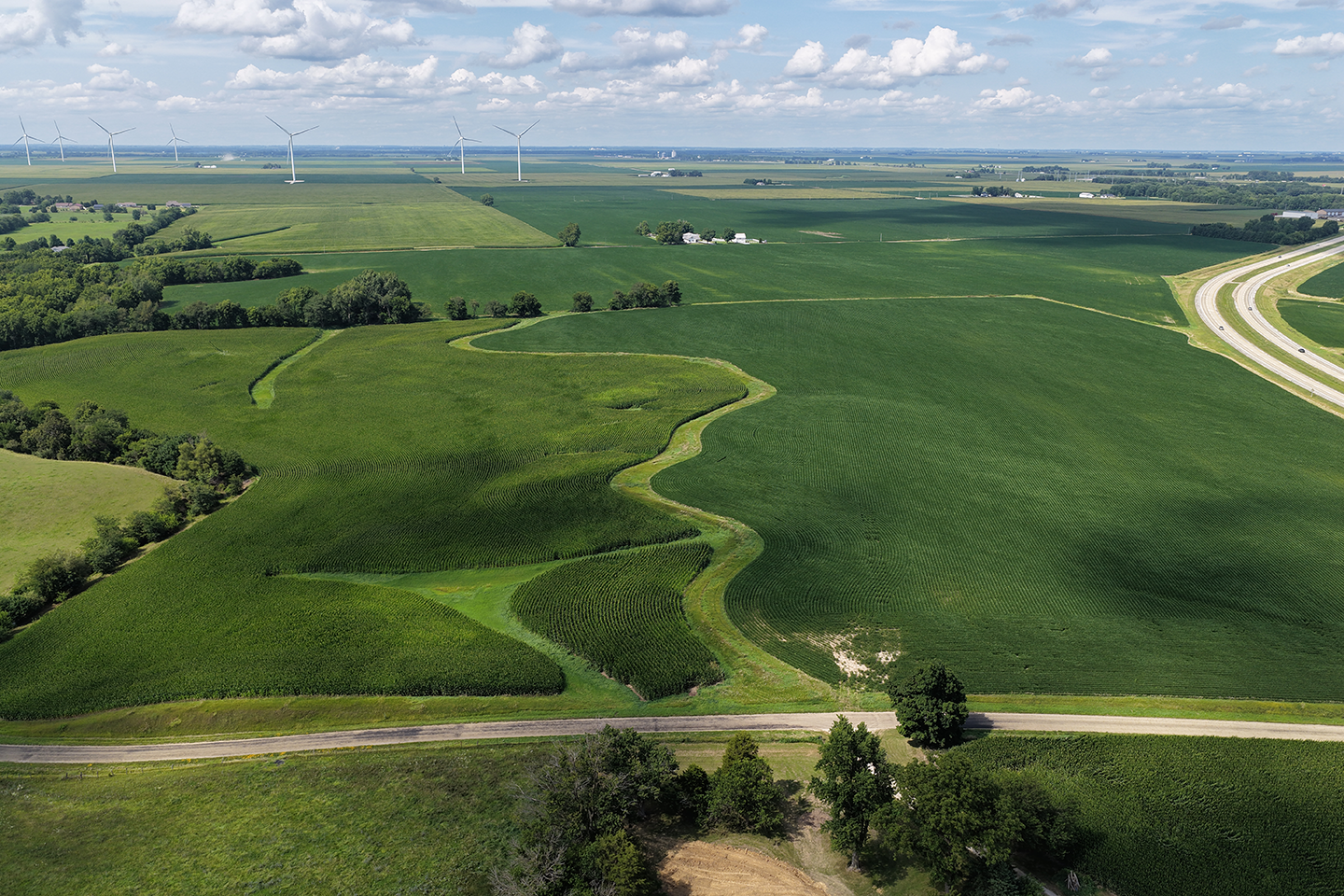 Samuel Trust Farm Aerial View