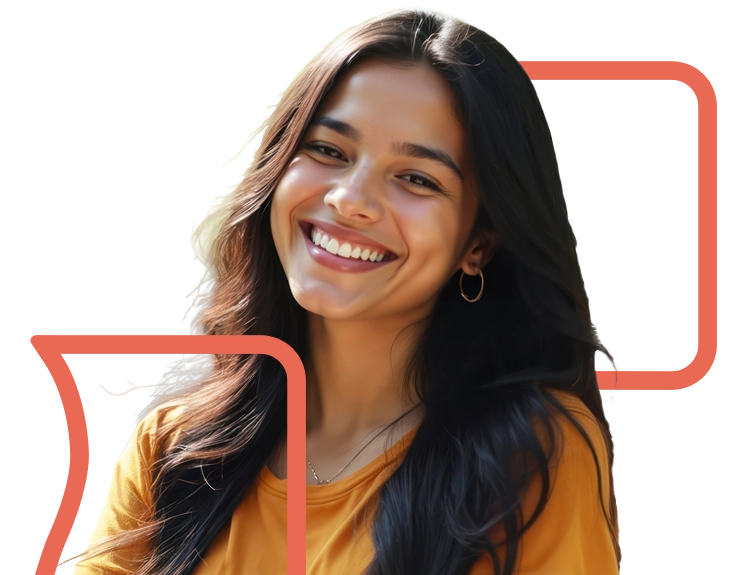 Young female adult smiling