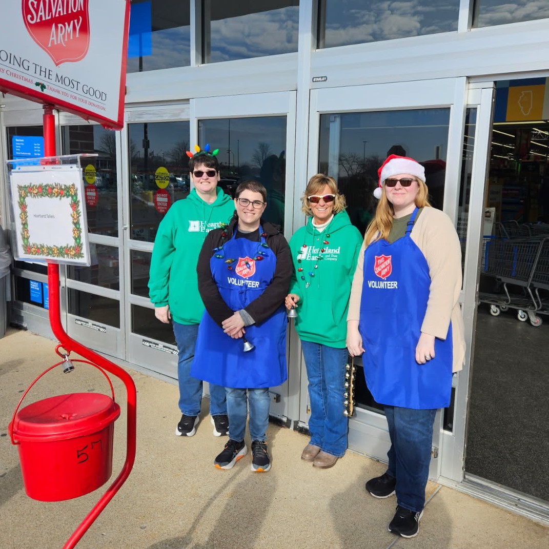 Salvation Army bell Joanie Schertz 1