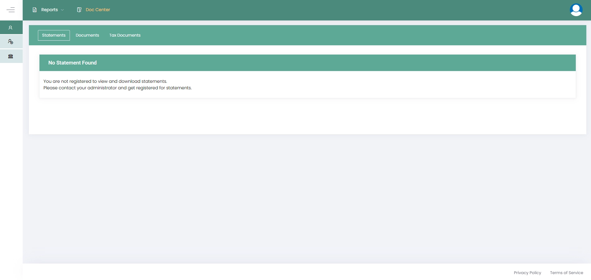 Online Wealth Management Portal Updates 6 Trust Reporter Screenshot old WLM site