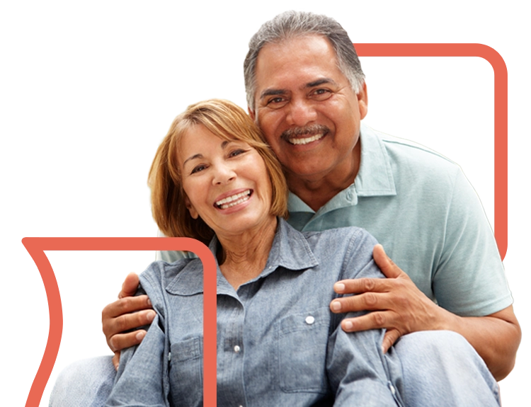 Personal Wealth Management 1 Older man holding older woman in arms as a couple
