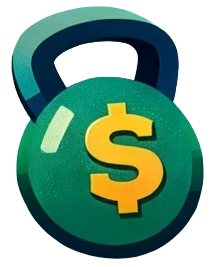 Checking Event 2 illustration of a kettlebell with a dollar sign