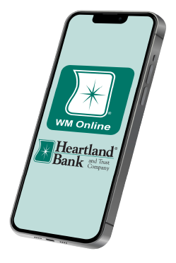 Online Wealth Management Portal Updates 1 image of a smartphone with wealth management online app icon